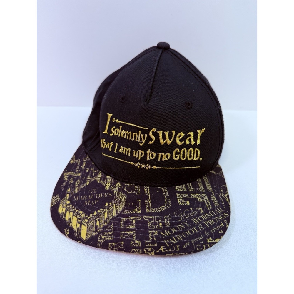 Harry Potter "I Solemnly Swear That I Am Up To No Good" Marauder's Map Snapback